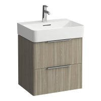 Laufen Base 535mm 2 Drawer Vanity Unit - Light Elm