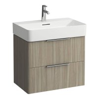 Laufen Base 635mm 2 Drawer Vanity Unit - Light Elm