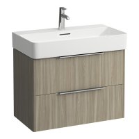 Laufen Base 735mm 2 Drawer Vanity Unit - Light Elm