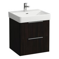 Laufen Base 520 x 440mm 2 Drawer Vanity Unit - Dark Elm