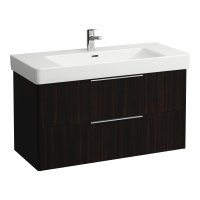 Laufen Base 1010mm 2 Drawer Vanity Unit - Dark Elm