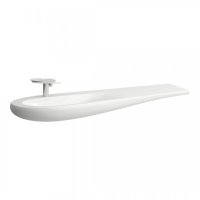 Laufen Alessi One 1600mm Countertop Basin with Right Hand Shelf - White LCC