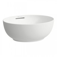 Laufen Alessi One 450mm Countertop Basin Bowl with Overflow - Matt White