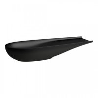 Laufen Alessi One 1000mm Countertop Basin - Matt Black