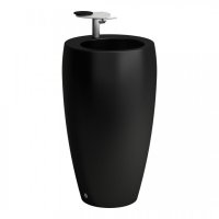 Laufen Alessi One 530mm Freestanding Basin - Matt Black