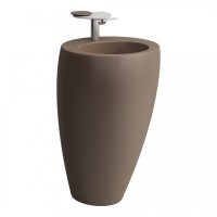 Laufen Alessi One 520mm Freestanding Basin with Integrated Pedestal - Matt Cafe