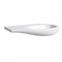 Laufen Alessi One 900mm Countertop Basin with Left Hand Shelf - Matt White