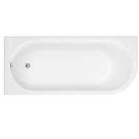 Trojan J Shape 1700 x 750mm Single Ended Left Hand Bath