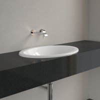 Villeroy & Boch Loop & Friends 660 x 470 x 220mm Inset Basin with Overflow - White Alpin