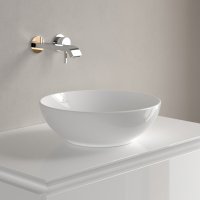 Villeroy & Boch Loop & Friends 380mm Round Countertop Basin without Overflow - White Alpin