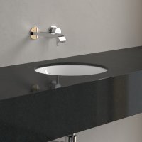 Villeroy & Boch Loop & Friends 330mm Round Under Countertop Basin with Overflow - White Alpin