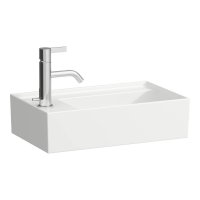 Kartell by Laufen 460mm Left Hand Cloakroom Basin - White LCC