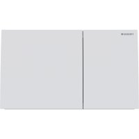 Geberit Sigma 70 Stainless Steel Dual Flush Plate - Matt White