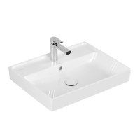 Villeroy & Boch Collaro 600mm Basin with 1 Tap Hole & Overflow - White Alpin (CeramicPlus)