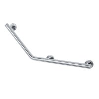 Coram Boston Comfort & Safety Grab Bar Left Hand 135º - Polished Stainless Steel