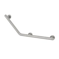 Coram Boston Comfort & Safety Grab Bar Left Hand 135º - Brushed Stainless Steel