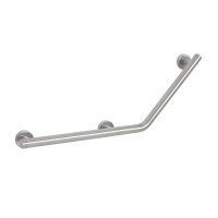 Coram Boston Comfort & Safety Grab Bar Right Hand 135º - Brushed Stainless Steel