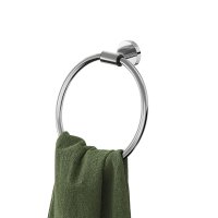 Coram Boston Towel Ring - Polished Stainless Steel