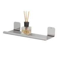 Coram Colar 300mm Bathroom Shelf - Polished Stainless Steel