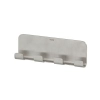 Coram Colar Multi Towel Hook - Brushed Stainless Steel