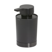 Coram Tune 180ml Freestanding Soap Dispenser - Brushed Metal/Black