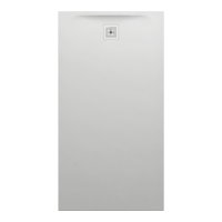 Laufen Pro Marbond Light Grey 1700 x 900mm Shower Tray (Drain on Short Side)