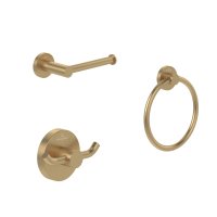 Villeroy & Boch Elements Tender Accessory Bundle - Brushed Gold