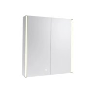 Tavistock Render 600mm Two Door Illuminated Bathroom Cabinet