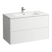 Laufen Pro S Laufen Pro S 1000mm Vanity Unit with Two Drawers & Basin  - Gloss White