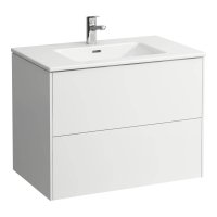 Laufen Pro S Laufen Pro S 800mm Vanity Unit with Two Drawers & Basin  - Gloss White