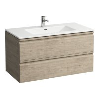 Laufen Pro S Laufen Pro S 1000mm Vanity Unit with Two Drawers, 1 Interior Drawer & Basin  - Bright Oak