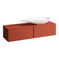 Laufen Alessi 1600mm Drawer Element with Right Cut-Out - Terracota