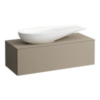 Laufen Alessi 1200mm Drawer Element with Left Cut-Out - Pearl Beige