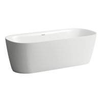 Laufen Meda 1800 x 800mm Freestanding Marbond Bath - White