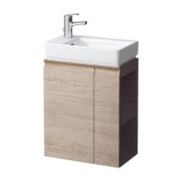 Laufen Pro S 470mm Cloakroom Vanity Unit with Open Right Hand Shelf - Bright Oak