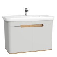 Vitra Sento 1000mm Vanity Unit & Basin - Matt Light Grey