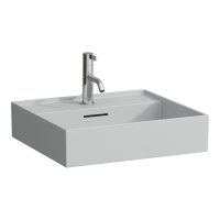 Kartell by Laufen 500mm SaphirKeramik Basin - Matt Grey