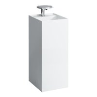 Kartell by Laufen 380mm SaphirKeramik Freestanding Basin - White LCC