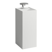 Kartell by Laufen 380mm SaphirKeramik Freestanding Basin - Matt White