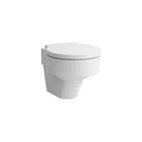 Laufen Val Rimless Wall-Hung Toilet - White LCC