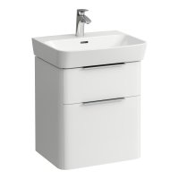 Laufen Moderna 500mm 2 Drawer Vanity Unit - Matt White