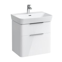 Laufen Moderna 575mm 2 Drawer Vanity Unit - Gloss White