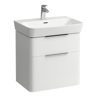 Laufen Moderna 575mm 2 Drawer Vanity Unit - Matt White