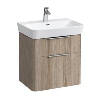 Laufen Moderna 575mm 2 Drawer Vanity Unit - Honey Ash