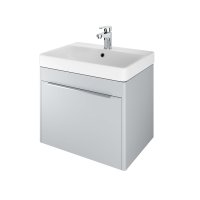 The White Space Americana 600mm Wall-Hung Vanity Unit - Matt Mid Grey