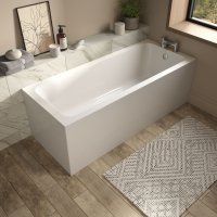 The White Space Vale 1700 x 700mm Single-Ended Bath