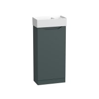 Tavistock Nimble 400mm Cloakroom Vanity Unit - Viridian Green