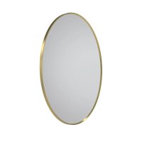 Tavistock Verge 500 x 700mm Oval Mirror - Brass