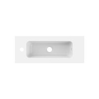 Tavistock 600mm Slim Depth Isocast Inline Basin - White