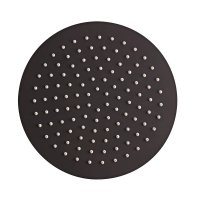 Tavistock Round 250mm Shower Head - Matt Black